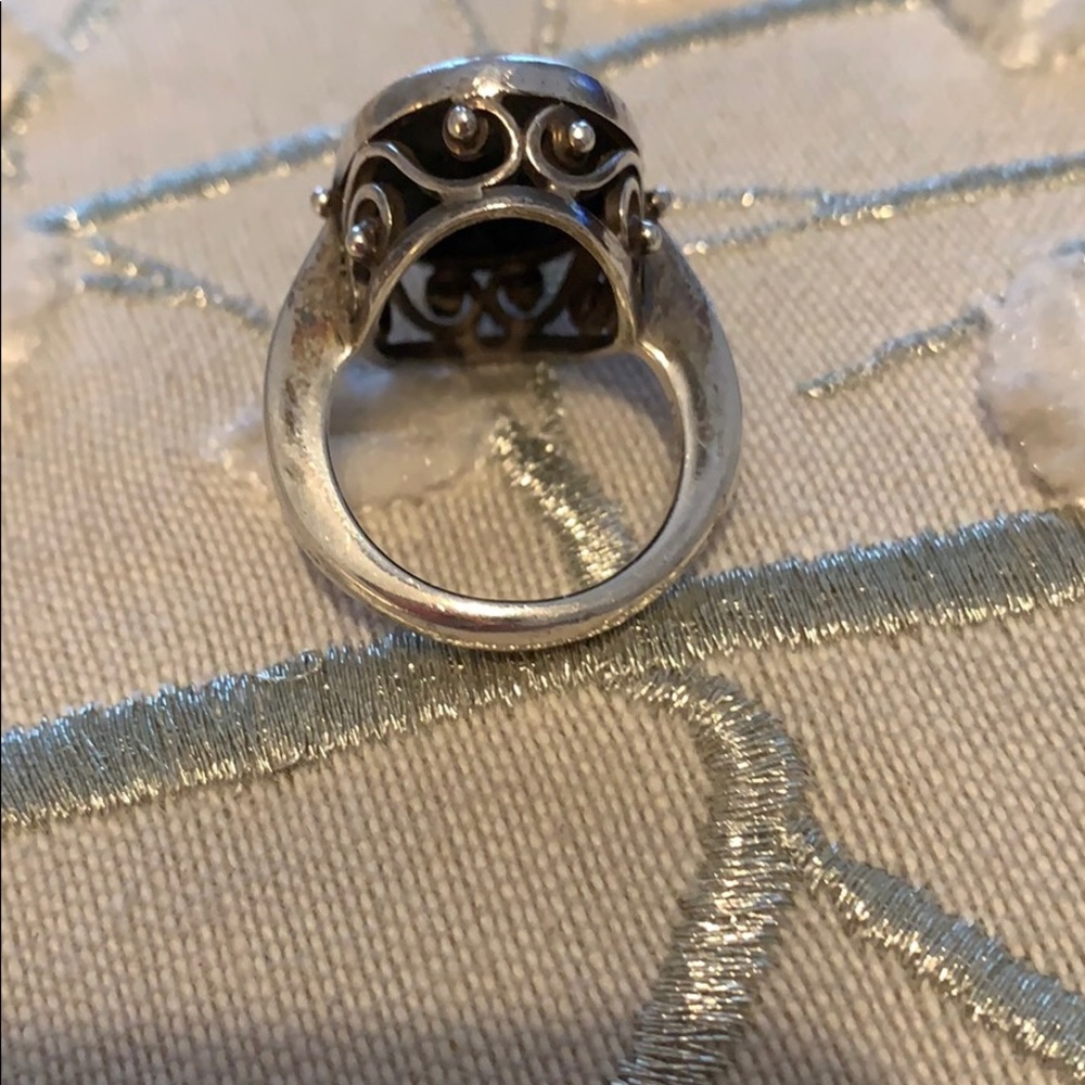 2 Pieces! Black onyx pendant and ring - Picture 2 of 6